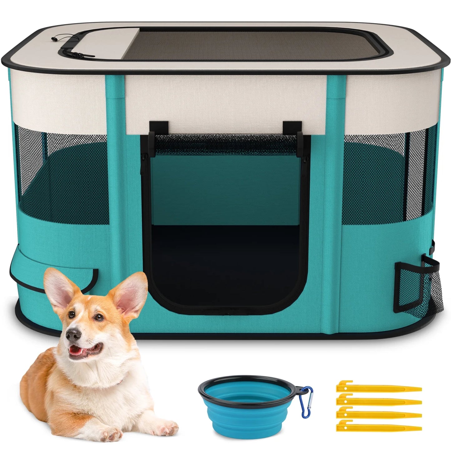 BEBANG Portable Pet Playpen – Safe, Spacious & Travel-Ready