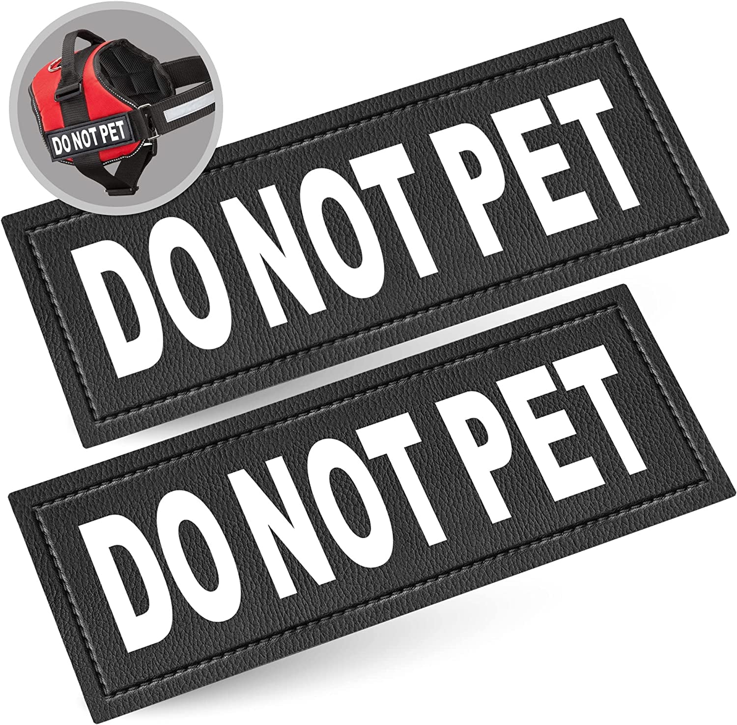 "DO NOT PET" Reflective Patch – Safety & Visibility for Service Dogs