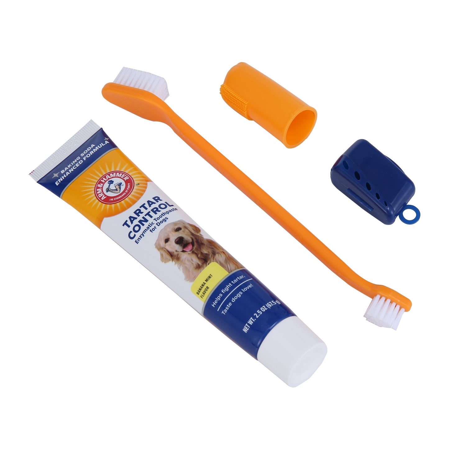 Advanced Care 3-Piece Dog Dental Kit, Banana Mint