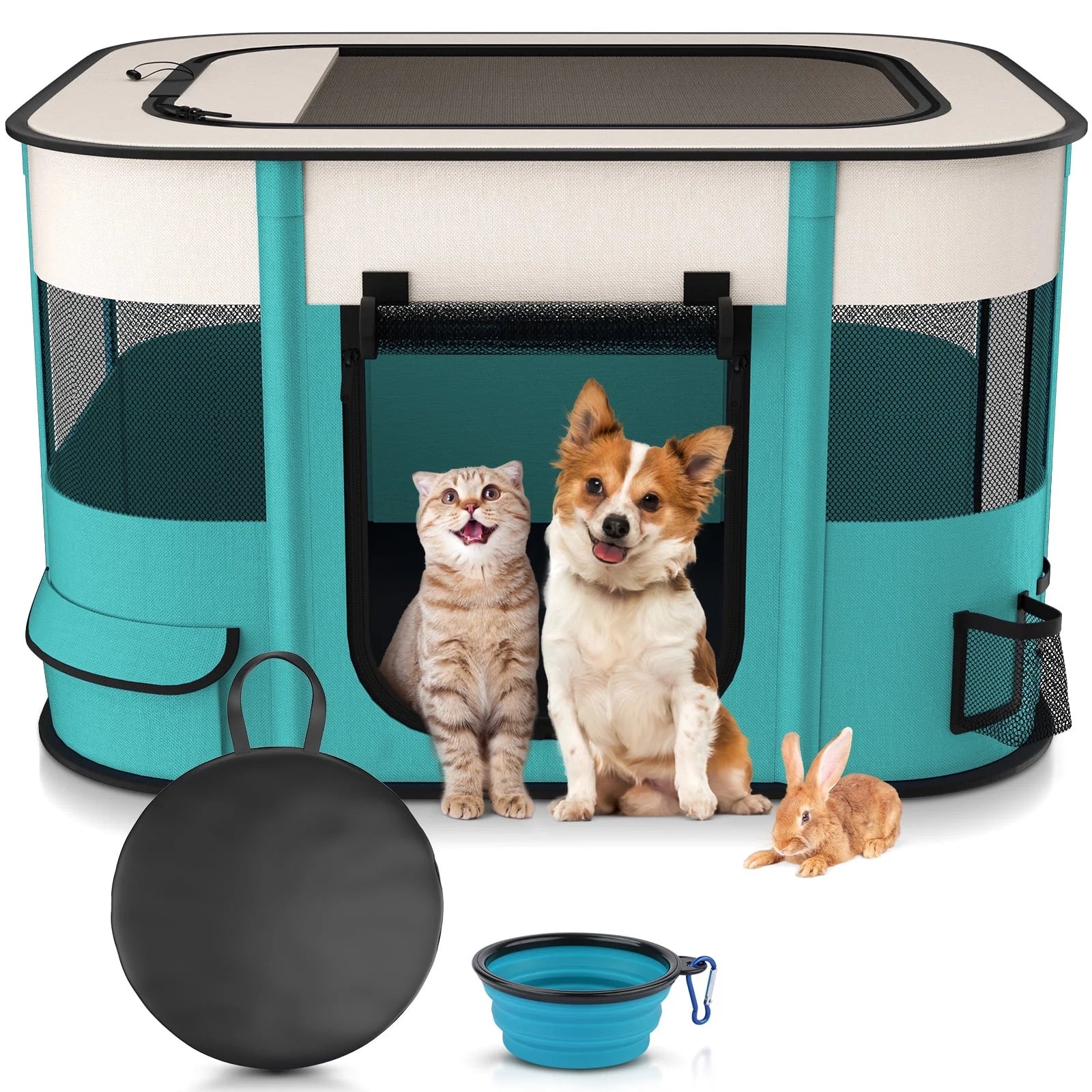 BEBANG Portable Pet Playpen – Safe, Spacious & Travel-Ready