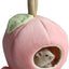 Pet Winter Hanging Fruit House Hammock Warm Bed Nest Accessories for Hamster Guinea Pig Hedgehog Chinchilla Hamster and Small Animals (Pink)