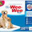 Wee-Wee Superior Performance Unscented Pee Pads for Dogs & Puppies, Quilted Leak-Proof Dog Housebreaking Potty Training Floor Protection, 22" X 23", 200 Count