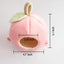 Pet Winter Hanging Fruit House Hammock Warm Bed Nest Accessories for Hamster Guinea Pig Hedgehog Chinchilla Hamster and Small Animals (Pink)