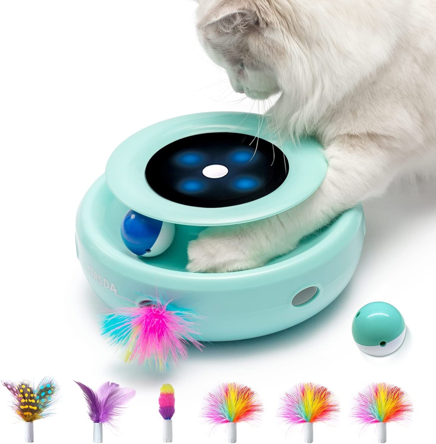 ORSDA 2-in-1 Interactive Cat Toy – Double the Fun!