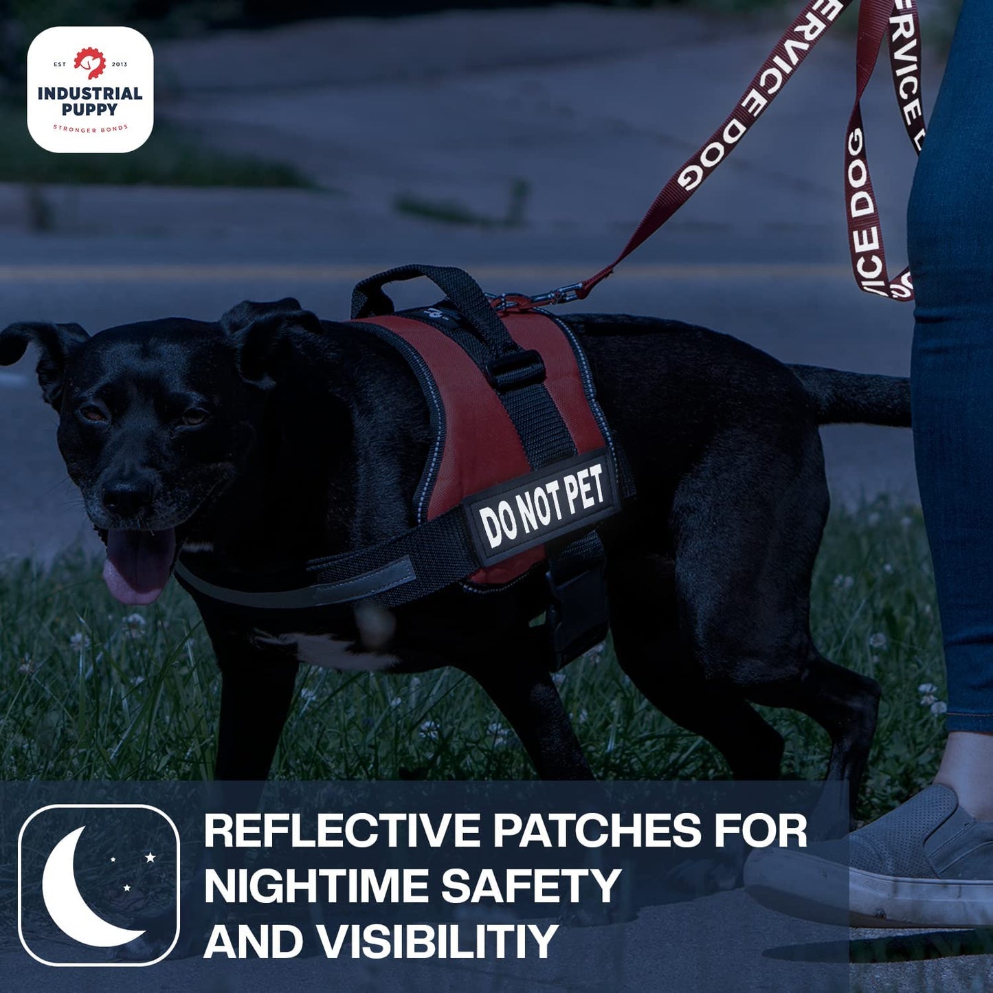 "DO NOT PET" Reflective Patch – Safety & Visibility for Service Dogs