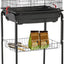 Open Play Top Large Parakeet Small Parrot Bird Cage with Stand for Budgies Finches Canaries Lovebirds