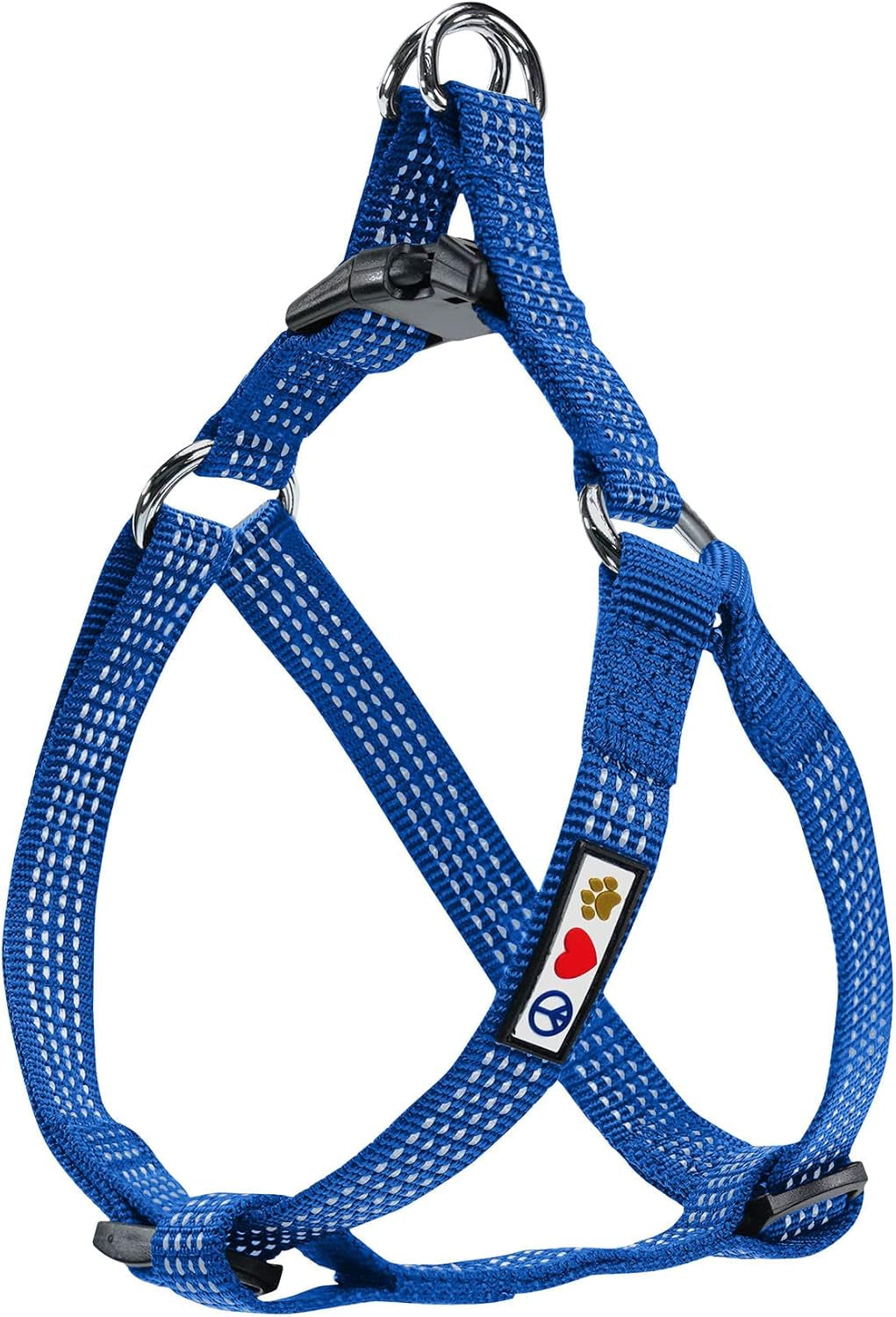 Reflective Step in Dog Harness or Reflective Vest Harness, Comfort Control, Training Walking of Your Puppy/Dog Small Dog Harness S Blue Dog Harness