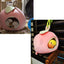 Pet Winter Hanging Fruit House Hammock Warm Bed Nest Accessories for Hamster Guinea Pig Hedgehog Chinchilla Hamster and Small Animals (Pink)