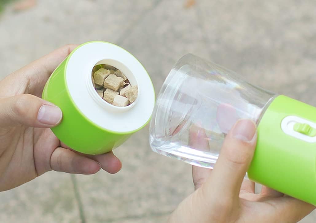 Portable 2-in-1 Pet Water and Food Bottle