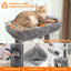 Pawz Road 45" Compact Cat Tree – Multi-Level Activity Center for Small Cats