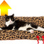 Cat Bed Mat for Indoor Cats - Self Warming Leopard Cute Cat Bed Mat, Soft Warm Washable Self Heating Cat Bed Pad for Small, Medium, Large Cats & Puppies(19.7"*29.5")