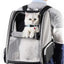 Innovative Traveler Bubble Backpack Pet Carriers for Cats and Dogs (Black)