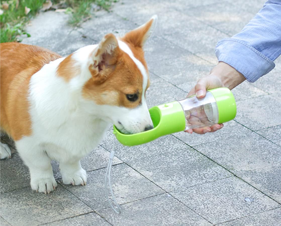 Portable 2-in-1 Pet Water and Food Bottle