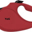 Monochrome 360° Tangle-Free Retractable Dog Leash | 16 Ft Strong Nylon Tape (Medium, Red)