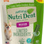 Nutri Dent Dog Dental Treats - Natural Dog Teeth Cleaning & Breath Freshener - Dental Treats for Dogs - Fresh Breath Flavor, Medium (40 Count)