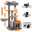 Pawz Road 45" Compact Cat Tree – Multi-Level Activity Center for Small Cats