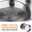 Dog Bowls Set - Non-Slip Bottom - No Spill Design - Dishwasher Safe - for Small and Large Pets - Stainless Steel Water Bowl - Pet Dishs - Steel Bowls - Doggie Bowl - (Small 5.5”)