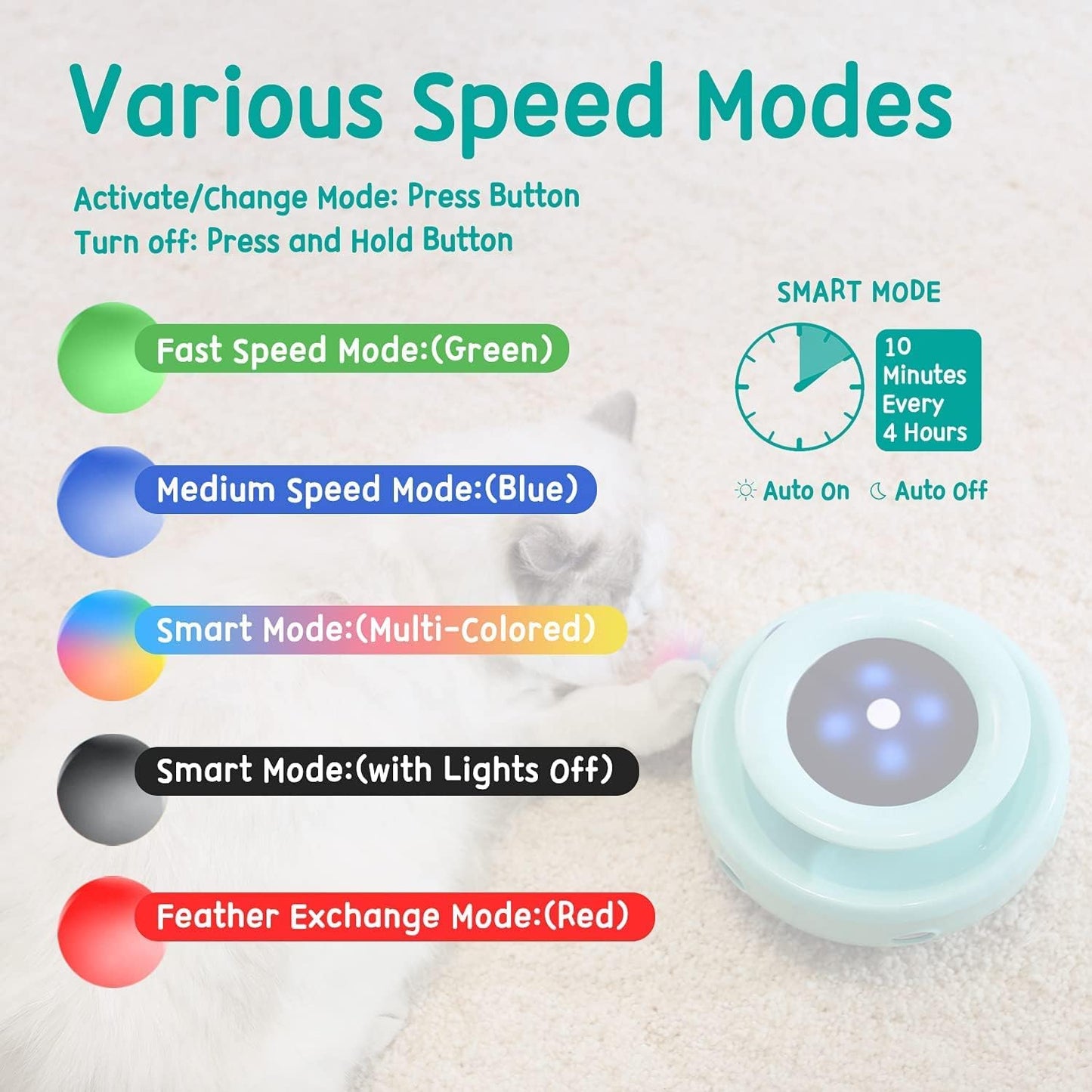 ORSDA 2-in-1 Interactive Cat Toy – Double the Fun!