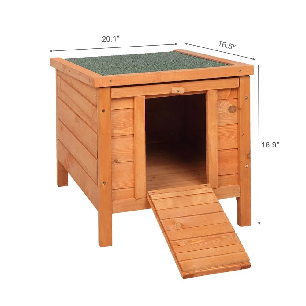 20" Wooden Waterproof Rabbit Hutch