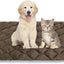 Self Warming Cat Bed Self Heating Cat Mat Thermal Pet Bed Mat Self-Warming Dog Crate Pad