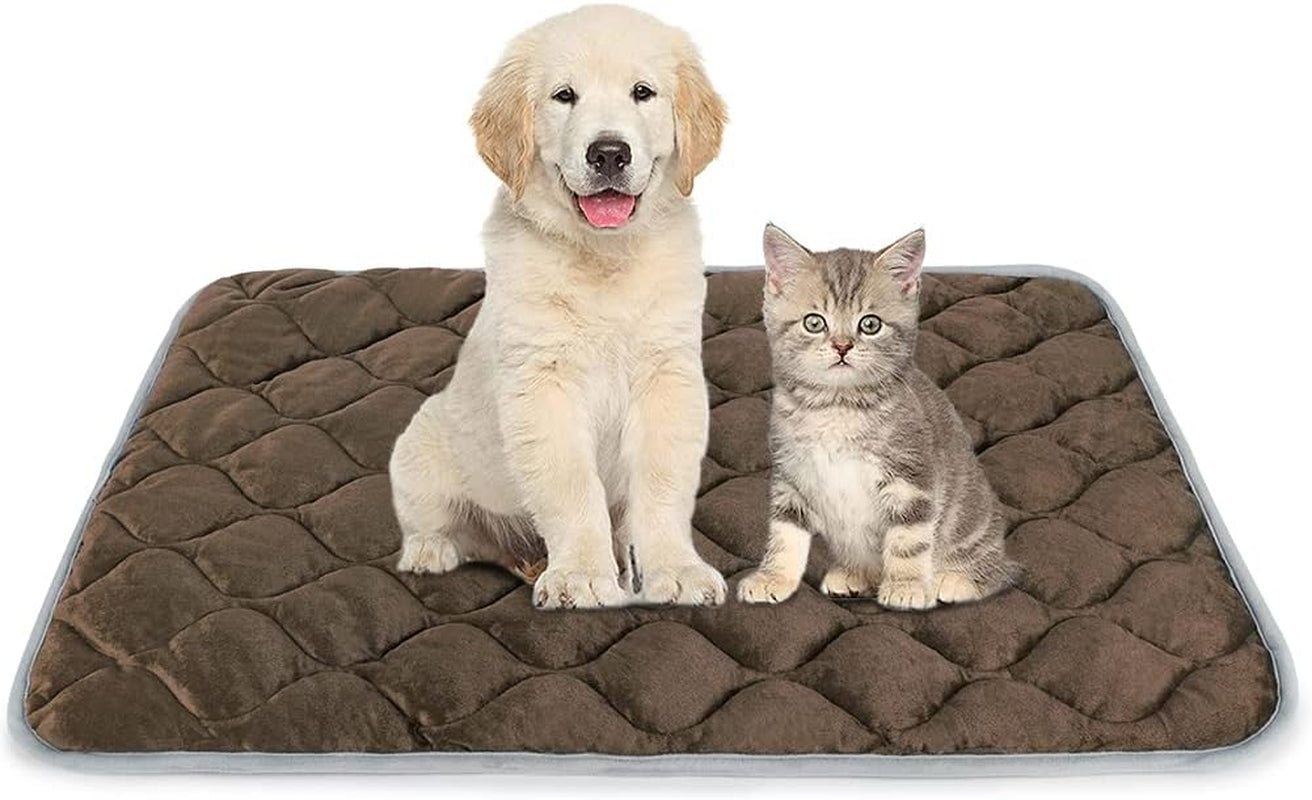 Self Warming Cat Bed Self Heating Cat Mat Thermal Pet Bed Mat Self-Warming Dog Crate Pad