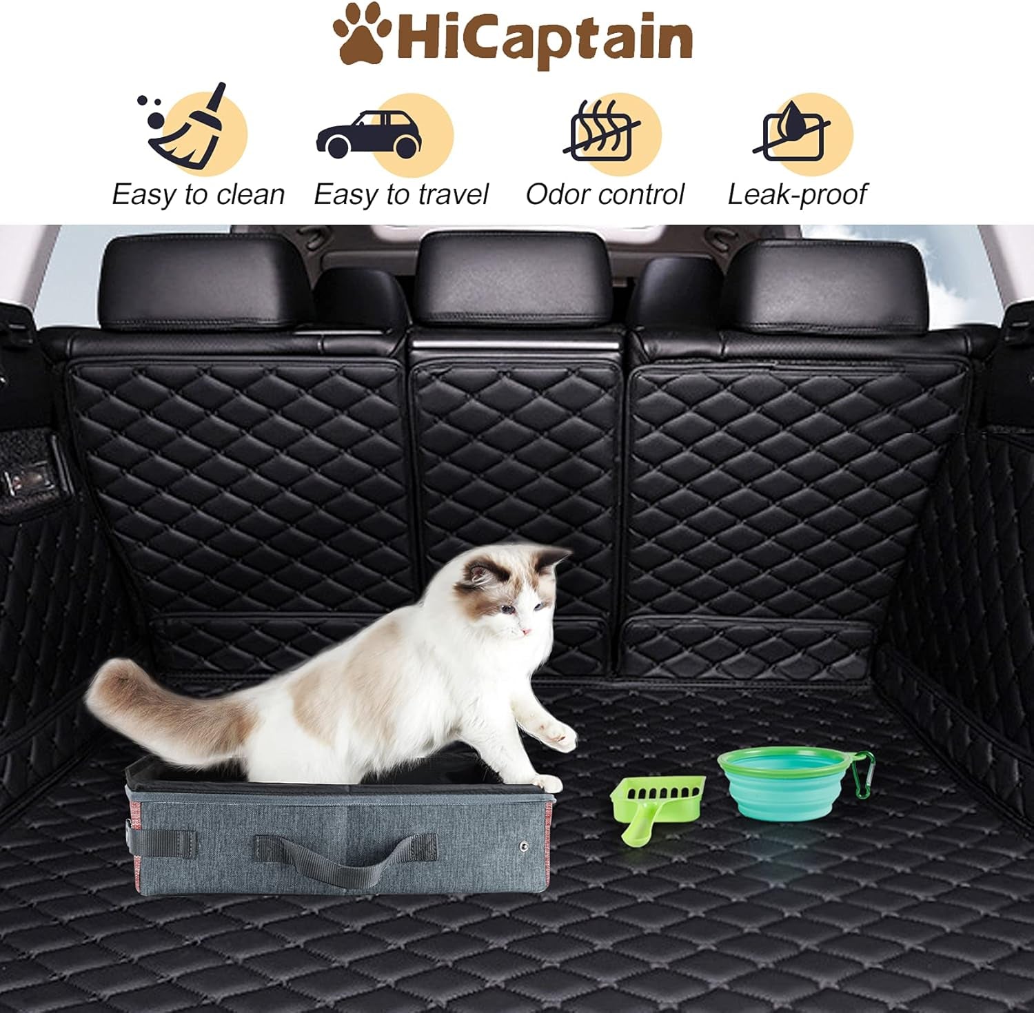 Portable Travel Cat Litter Box – Compact, Convenient & Odor-Resistant