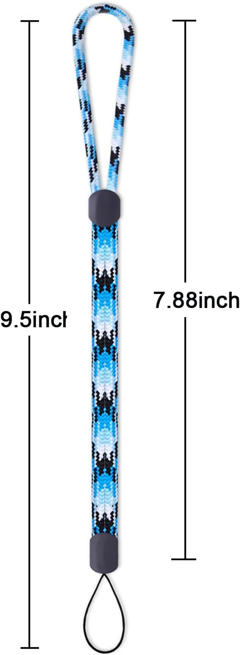 6 Pack Durable & Stylish Adjustable Wrist Lanyard