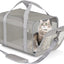 Cat Carrier Dog Carriers for Small Dogs Soft Slided Airline Approved Collapsible Pet Travel Carrier, Small (16.3" L X 11.8" H X 12.4" W)