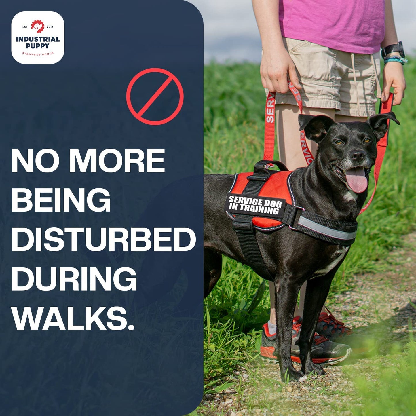 "DO NOT PET" Reflective Patch – Safety & Visibility for Service Dogs