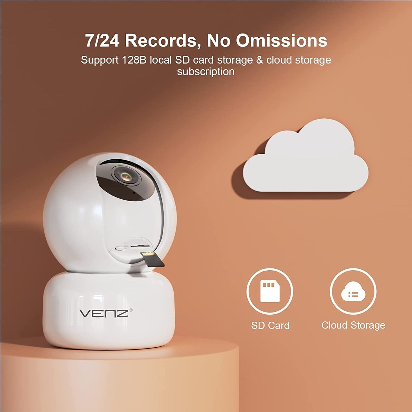 VENZ 1080P HD Indoor Security Camera – Smart, Secure & Connected