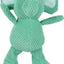 Checkers Elephant Squeaky Plush Dog Toy, Chew Guard Technology - Green, Large