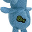 Checkers Elephant Squeaky Plush Dog Toy, Chew Guard Technology - Blue, Large