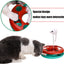 Cat Toys, Cat Toys for Indoor Cats,Interactive Kitten Toys Roller Tracks with Catnip Spring Pet Toy with Exercise Balls Teaser Mouse (Red)