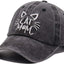 Cat Mom Hats, Mama & Papa Bear Baseball Cap Denim Cotton Adjustable Unisex Hat