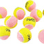 X-Small Dog Tennis Balls 1.5" Pack of 12- Puppy Mini Fetch Pet Little Tennis Balls -Yellow/Pink