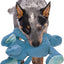 Checkers Elephant Squeaky Plush Dog Toy, Chew Guard Technology - Blue, Large